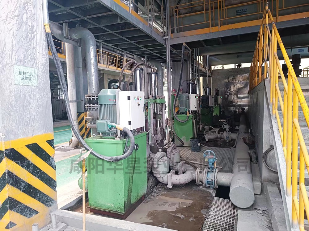 陶瓷廠-陶瓷柱塞泵使用現場
